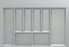 800mm Cutlery Tray White