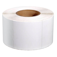 102mm x 73mm - White Thermal Transfer Removable Labels, 76mm core, (2000/roll)