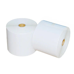 102mm x 73mm - White Thermal Transfer Removable Labels, 25mm core, (750/roll)