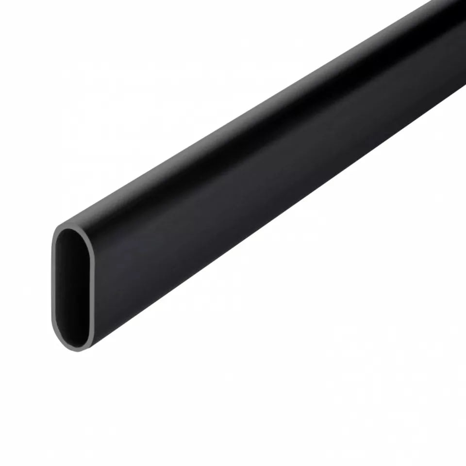 Oval Hanger Rail 15mm x 30mm x 1m