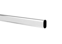 Oval Hanger Rail 15mm x 30mm x 1m