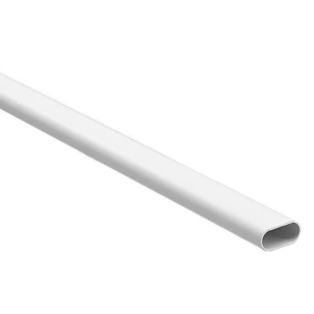 Oval Hanger Rail 15mm x 30mm x 1m