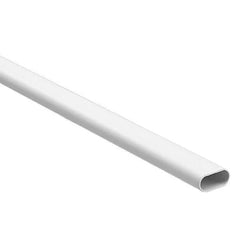 Oval Hanger Rail 15mm x 30mm x 1m