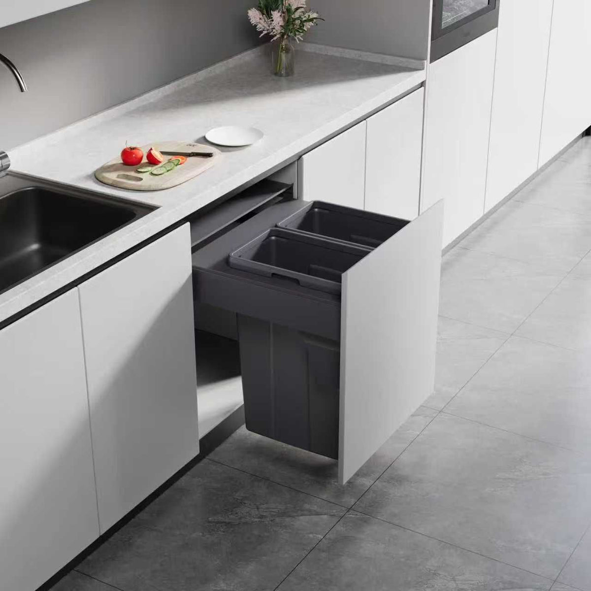 Pull out bin - 600mm